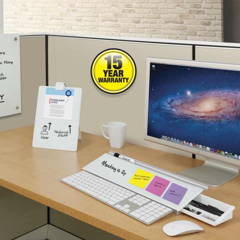 Quartet Infinity Glass Dry Erase Desktop Pad Singapore Glass