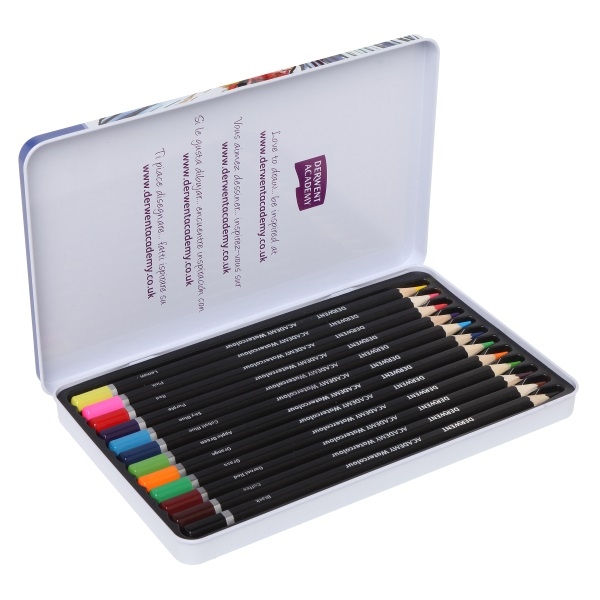 Derwent : Academy Watercolor : Tin Set of 24