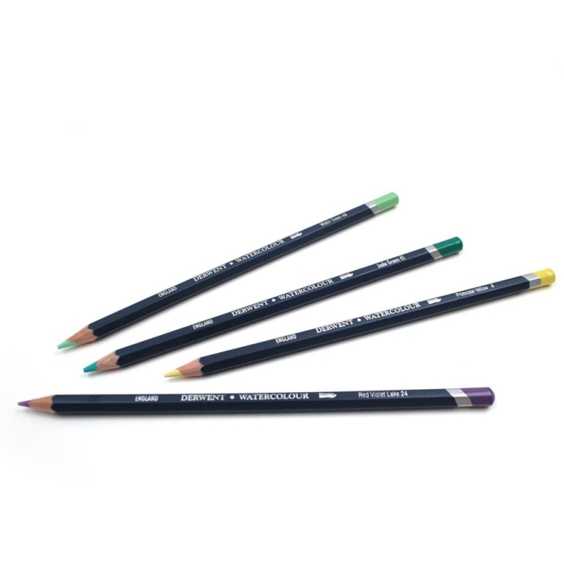 72 Watercolor Pencils Derwent Watercolor Pencils 3.4mm Core 