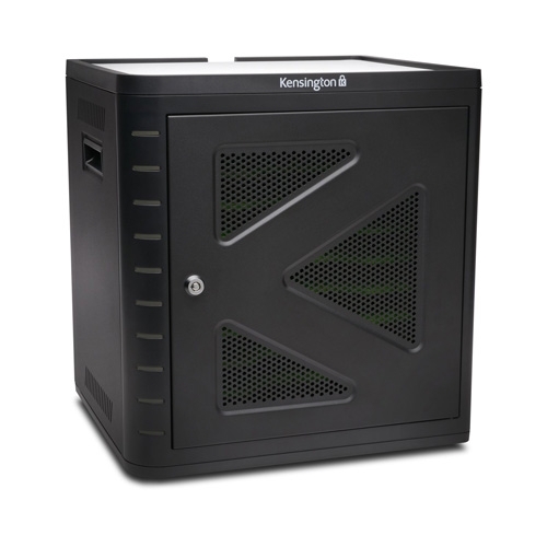 KENSINGTON Charge & Sync Cabinet, Universal Tablet — Black